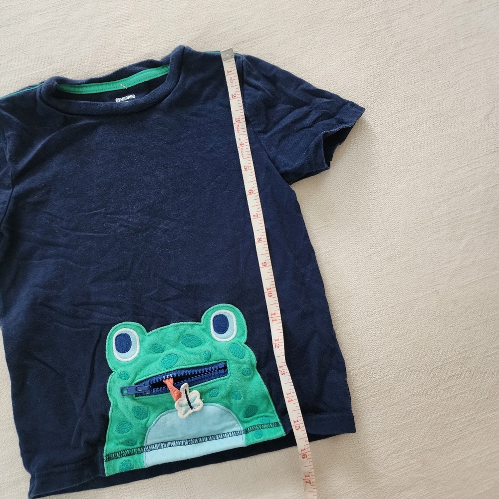 Gymboree frog applique shirt 4t - Picture 5 of 7